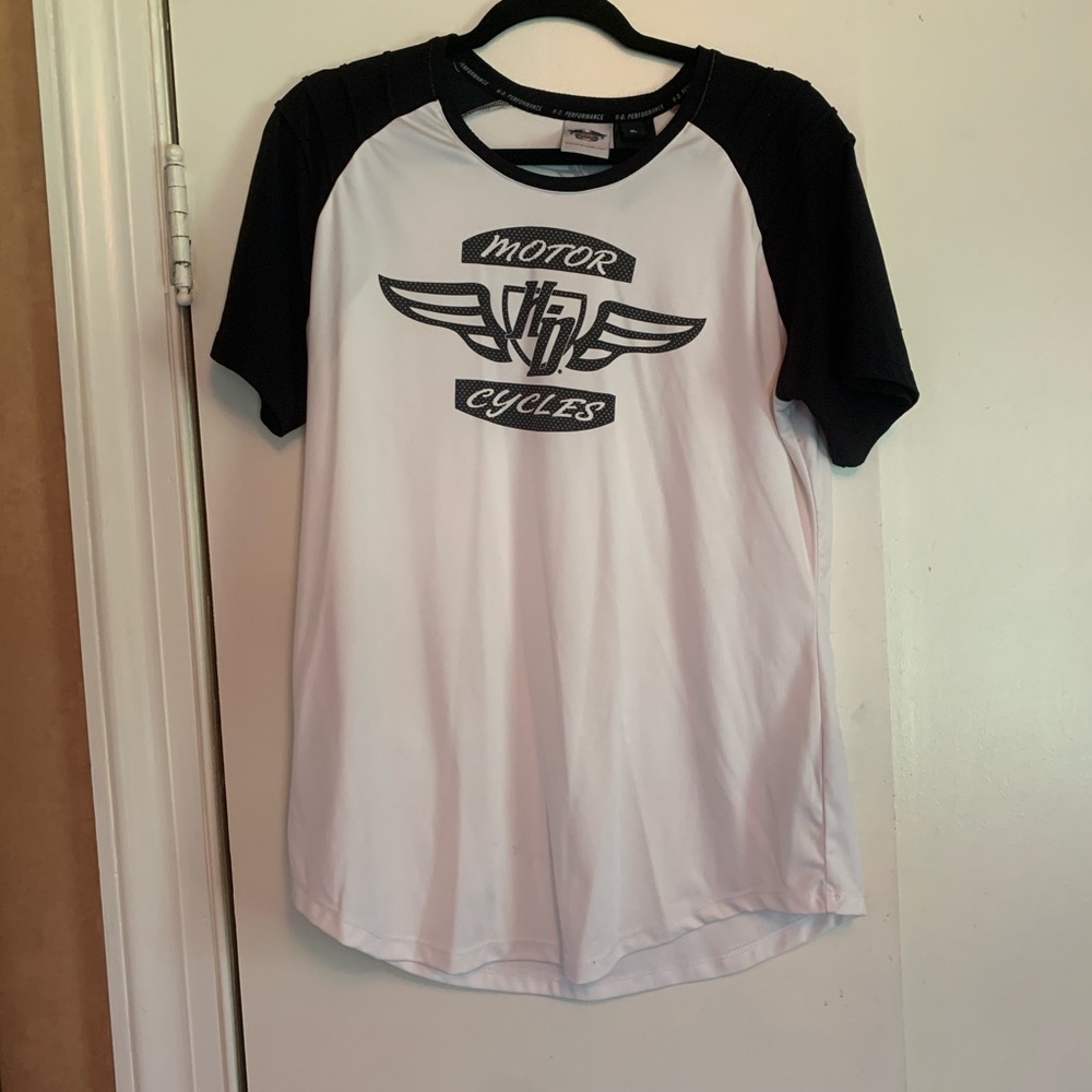 Motorcycles Graphic T-Shirt in Black and White